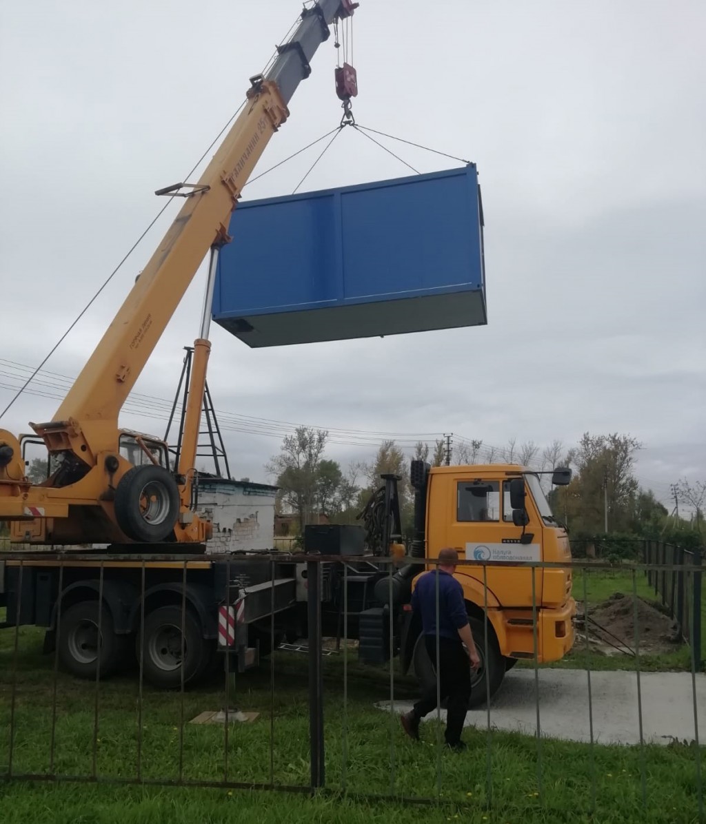 Новости » В Сухиничах установили две станции водоочистки. ГП  